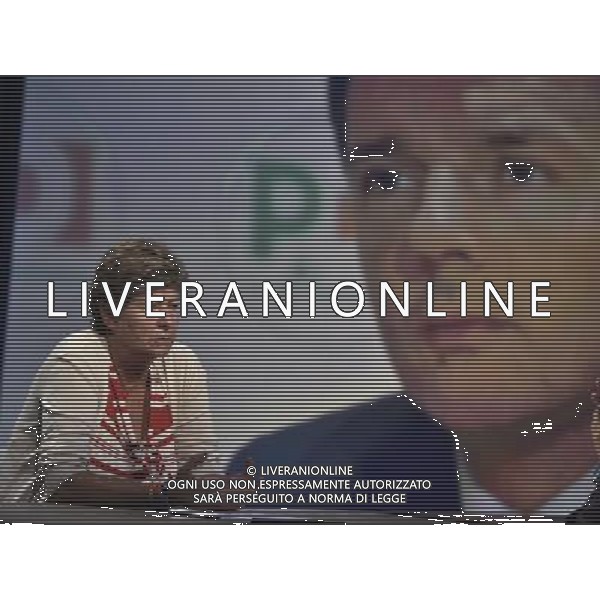 Susanna Camusso ospite della trasmissione televisiva in 1/2h a Roma 28 settembre 2014 ©Corradetti/Agenzia Aldo Liverani sas
