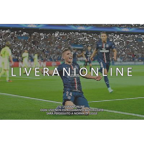 Joie PSG - Marco VERRATTI - 30.09.2014 - Paris Saint Germain / Barcelone - Champions League Photo : Aurelien Meunier / Icon Sport AG ALDO LIVERANI SAS ONLY ITALY