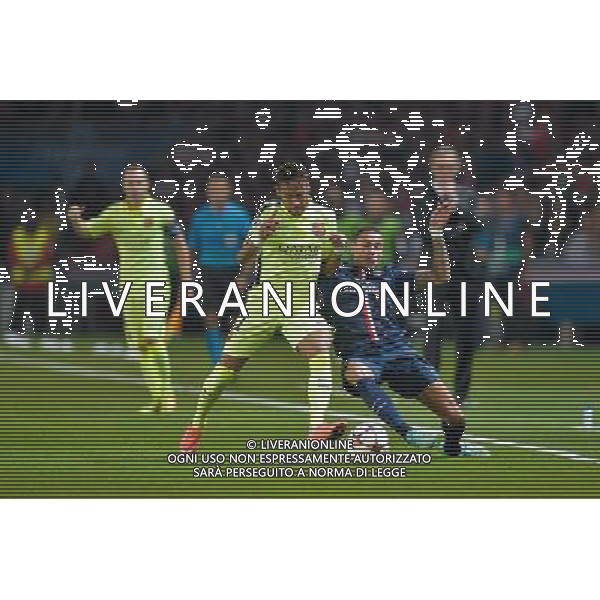 Neymar / Gregory Van Der Wiel - 30.09.2014 - Paris Saint Germain / Barcelone - Champions League Photo : Aurelien Meunier / Icon Sport AG ALDO LIVERANI SAS ONLY ITALY