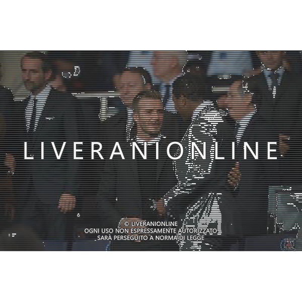 David Beckham / Patrick Kluivert - 30.09.2014 - Paris Saint Germain / Barcelone - Champions League Photo : Aurelien Meunier / Icon Sport AG ALDO LIVERANI SAS ONLY ITALY