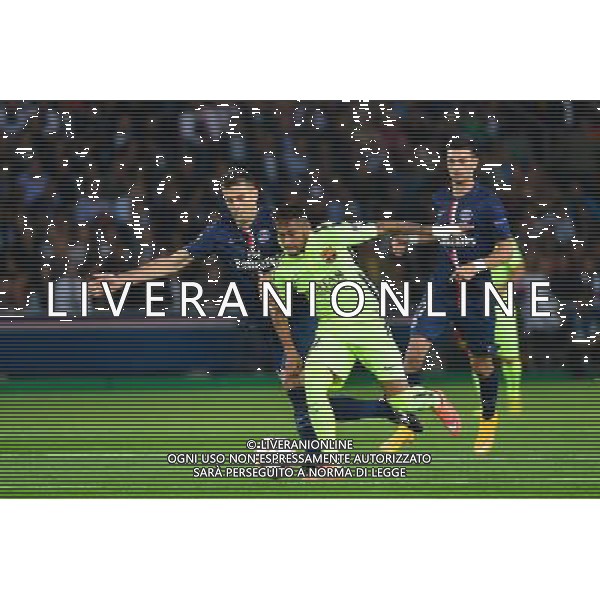 NEYMAR / Thiago MOTTA - 30.09.2014 - Paris Saint Germain / Barcelone - Champions League Photo : Dave Winter / Icon Sport AG ALDO LIVERANI SAS ONLY ITALY