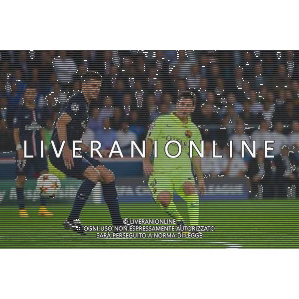Lionel MESSI / Thiago MOTTA - 30.09.2014 - Paris Saint Germain / Barcelone - Champions League Photo : Dave Winter / Icon Sport AG ALDO LIVERANI SAS ONLY ITALY
