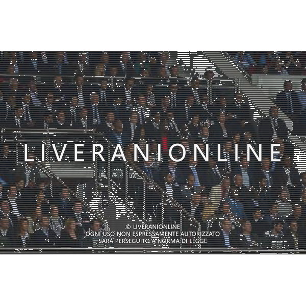 Josep Maria Bartomeu / Nasser AL KHELAIFI / Nicolas SARKOZY / Jean Claude BLANC / Noel LE GRAET / Teddy RINER / Olivier LETANG / Beyonce / JAY Z / David BECKHAM / Patrick BRUEL / Mokhtar / Patrick KLUIVERT / Didier DESCHAMPS / Rachida DATI - 30.09.2014 - Paris Saint Germain / Barcelone - Champions League Photo : Dave Winter / Icon Sport AG ALDO LIVERANI SAS ONLY ITALY