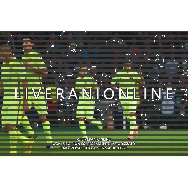 Joie NEYMAR - 30.09.2014 - Paris Saint Germain / Barcelone - Champions League Photo : Dave Winter / Icon Sport AG ALDO LIVERANI SAS ONLY ITALY