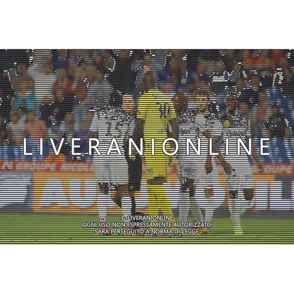 Philippe KALT / expulsion Mamadou SAMASSA - 27.09.2014 - Montpellier / Guingamp - 8eme journee de Ligue 1 Photo : Nicolas Guyonnet / Icon Sport /Agenzia Aldo Liverani sas - ITALY ONLY - EDITORIAL USE ONLY
