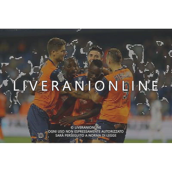 joie Victor Hugo MONTANO - 27.09.2014 - Montpellier / Guingamp - 8eme journee de Ligue 1 Photo : Nicolas Guyonnet / Icon Sport /Agenzia Aldo Liverani sas - ITALY ONLY - EDITORIAL USE ONLY