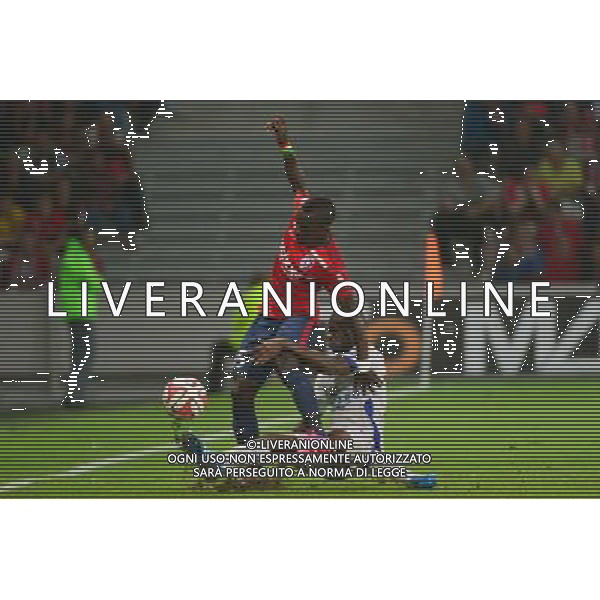 Idrissa GUEYE / Drissa DIAKITE - 27.09.2014 - Lille / Bastia - 8eme journee de Ligue 1 Photo : Dave Winter / Icon Sport /Agenzia Aldo Liverani sas - ITALY ONLY - EDITORIAL USE ONLY