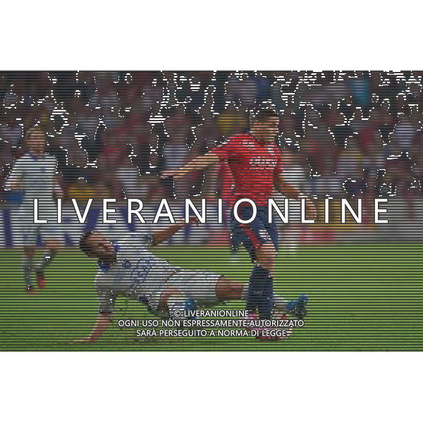 Marco LOPES / Florian MARANGE - 27.09.2014 - Lille / Bastia - 8eme journee de Ligue 1 Photo : Dave Winter / Icon Sport /Agenzia Aldo Liverani sas - ITALY ONLY - EDITORIAL USE ONLY