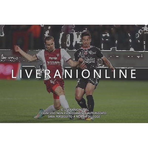 Kevin LEJEUNE / Diego RIGONATO RODRIGUES - 27.09.2014 - Metz / Reims - 8eme journee de Ligue 1 Photo : Fred Marvaux / Icon Sport /Agenzia Aldo Liverani sas - ITALY ONLY - EDITORIAL USE ONLY
