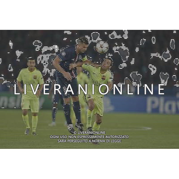 Thiago MOTTA / Sergio BUSQUETS - 30.09.2014 - Paris Saint Germain / Barcelone - Champions League Photo : Aurelien Meunier / Icon Sport /Agenzia Aldo Liverani sas - ITALY ONLY - EDITORIAL USE ONLY - PSG - BARCELLONA