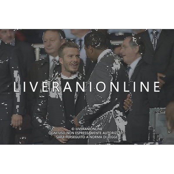 David BECKHAM / Patrick KLUIVERT - 30.09.2014 - Paris Saint Germain / Barcelone - Champions League Photo : Aurelien Meunier / Icon Sport /Agenzia Aldo Liverani sas - ITALY ONLY - EDITORIAL USE ONLY - PSG - BARCELLONA