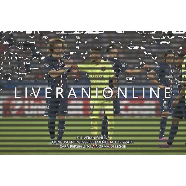 David LUIZ / NEYMAR - 30.09.2014 - Paris Saint Germain / Barcelone - Champions League Photo : Aurelien Meunier / Icon Sport /Agenzia Aldo Liverani sas - ITALY ONLY - EDITORIAL USE ONLY - PSG - BARCELLONA