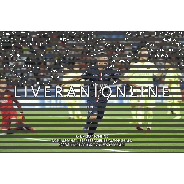 Joie PSG - Marco VERRATTI - 30.09.2014 - Paris Saint Germain / Barcelone - Champions League Photo : Aurelien Meunier / Icon Sport /Agenzia Aldo Liverani sas - ITALY ONLY - EDITORIAL USE ONLY - PSG - BARCELLONA