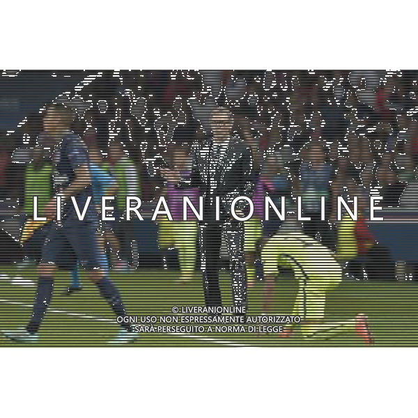 Laurent BLANC - 30.09.2014 - Paris Saint Germain / Barcelone - Champions League Photo : Aurelien Meunier / Icon Sport /Agenzia Aldo Liverani sas - ITALY ONLY - EDITORIAL USE ONLY - PSG - BARCELLONA