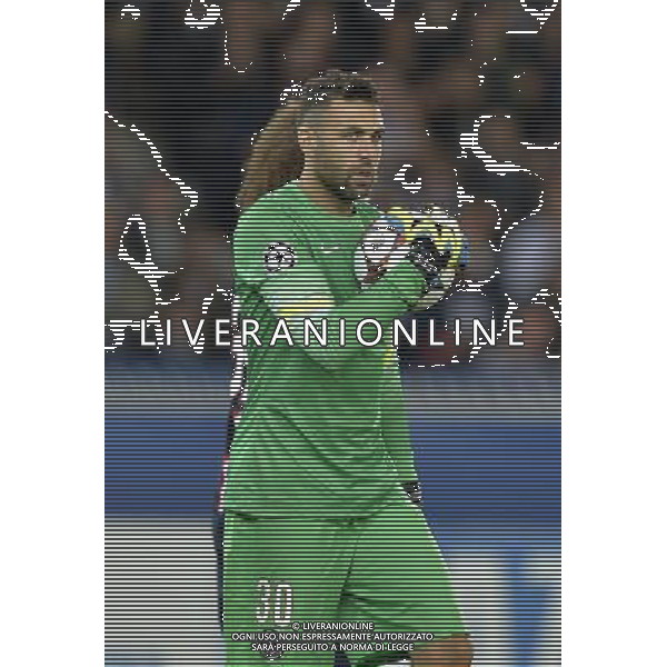 Salvatore SIRIGU - 30.09.2014 - Paris Saint Germain / Barcelone - Champions League Photo : Aurelien Meunier / Icon Sport /Agenzia Aldo Liverani sas - ITALY ONLY - EDITORIAL USE ONLY - PSG - BARCELLONA