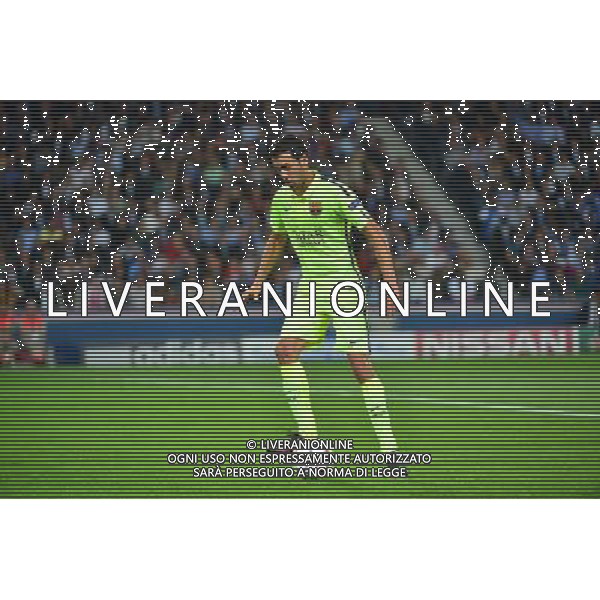 Sergio BUSQUETS - 30.09.2014 - Paris Saint Germain / Barcelone - Champions League Photo : Dave Winter / Icon Sport /Agenzia Aldo Liverani sas - ITALY ONLY - EDITORIAL USE ONLY - PSG - BARCELLONA