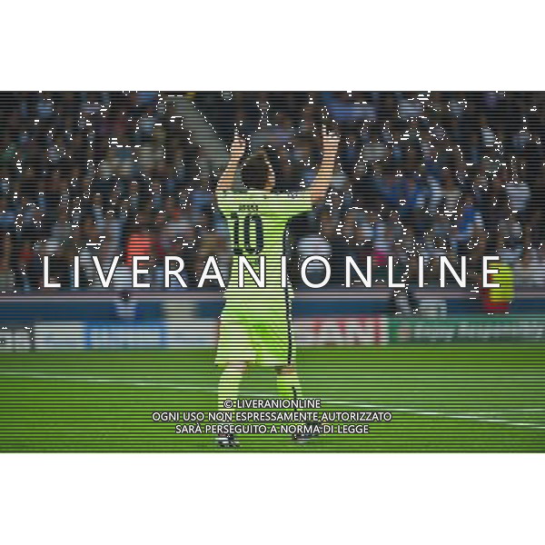 Joie Lionel MESSI - 30.09.2014 - Paris Saint Germain / Barcelone - Champions League Photo : Dave Winter / Icon Sport /Agenzia Aldo Liverani sas - ITALY ONLY - EDITORIAL USE ONLY - PSG - BARCELLONA