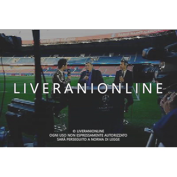 Karim Bennani / Pierre Menes / Dominique Armand - 30.09.2014 - Paris Saint Germain / Barcelone - Champions League Photo : Dave Winter / Icon Sport /Agenzia Aldo Liverani sas - ITALY ONLY - EDITORIAL USE ONLY - PSG - BARCELLONA
