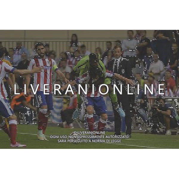 Madrid 1-10-2014 - Estadio Vicente Calder˜n Atletico Madrid vs Juventus - Uefa Champions League 2014-2015 Nella foto: Pogba FOTO TARDITO-AG ALDO LIVERANI SAS