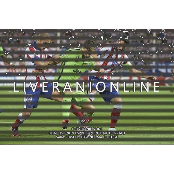 Madrid 1-10-2014 - Estadio Vicente Calder˜n Atletico Madrid vs Juventus - Uefa Champions League 2014-2015 Nella foto: Llorente FOTO TARDITO-AG ALDO LIVERANI SAS
