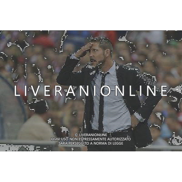 Madrid 1-10-2014 - Estadio Vicente Calder˜n Atletico Madrid vs Juventus - Uefa Champions League 2014-2015 Nella foto: Simeone FOTO TARDITO-AG ALDO LIVERANI SAS