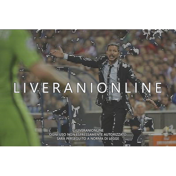 Madrid 1-10-2014 - Estadio Vicente Calder˜n Atletico Madrid vs Juventus - Uefa Champions League 2014-2015 Nella foto: Simeone foto federico tardito-ag aldo liverani sas