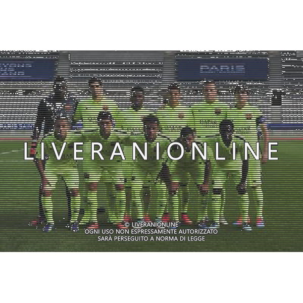 Equipe Barcelone - 30.09.2014 - Paris Saint Germain / Barcelone - Youth League Photo : Philippe le Brech / Icon Sport AG ALDOL IVERANI SAS ONLY ITALY