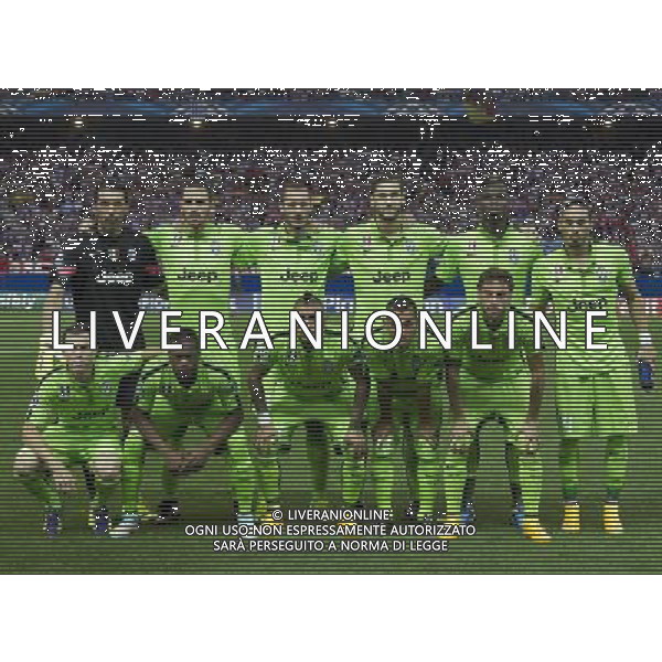 Madrid 1-10-2014 - Estadio Vicente CalderÃ²n Atletico Madrid vs Juventus - Uefa Champions League 2014-2015 Nella foto: formazione Juventus FOTO TARDITO FEDERICO-AG ALDO LIVERANI SAS
