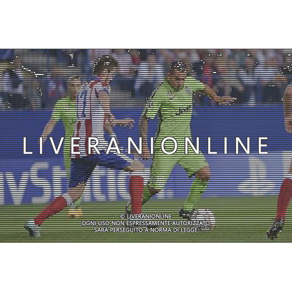 Madrid 1-10-2014 - Estadio Vicente CalderÃ²n Atletico Madrid vs Juventus - Uefa Champions League 2014-2015 Nella foto: Tevez FOTO TARDITO FEDERICO-AG ALDO LIVERANI SAS