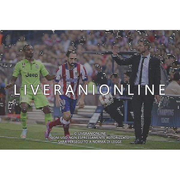 Madrid 1-10-2014 - Estadio Vicente CalderÃ²n Atletico Madrid vs Juventus - Uefa Champions League 2014-2015 Nella foto: Simeone FOTO TARDITO FEDERICO-AG ALDO LIVERANI SAS