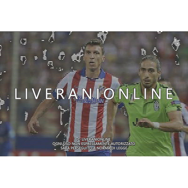 Madrid 1-10-2014 - Estadio Vicente CalderÃ²n Atletico Madrid vs Juventus - Uefa Champions League 2014-2015 Nella foto: Mandzukic FOTO TARDITO FEDERICO-AG ALDO LIVERANI SAS