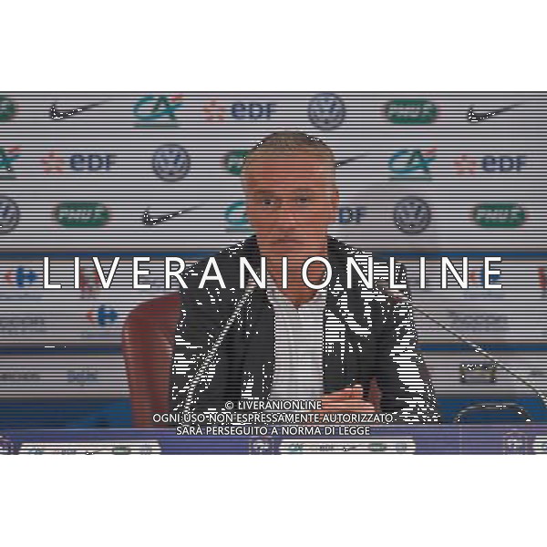 Didier Deschamps - 02.10.2014 - Conference de presse Equipe de France - Photo : Aurelien Meunier / Icon Sport /Agenzia Aldo Liverani sas - ITALY ONLY - EDITORIAL USE ONLY