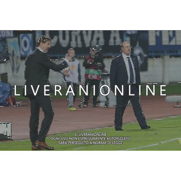 SLOVAN BRATISLAVA - NAPOLI UEFA EUROPA LEAGUE 02 OTTOBRE 2014 NELA FOTO: rafael BENITEZ, STRAKA ©MOSCA/Agenzia Aldo Liverani sas