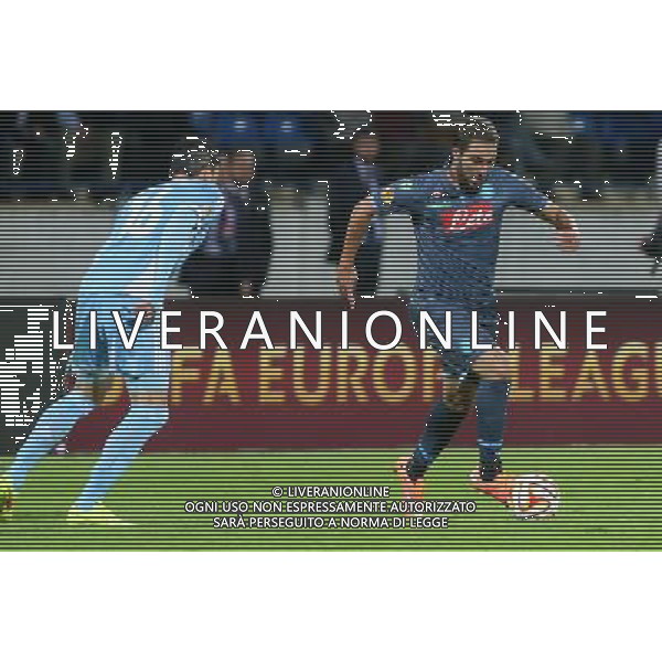 SLOVAN BRATISLAVA - NAPOLI UEFA EUROPA LEAGUE 02 OTTOBRE 2014 NELA FOTO: HIGUAIN ©MOSCA/Agenzia Aldo Liverani sas
