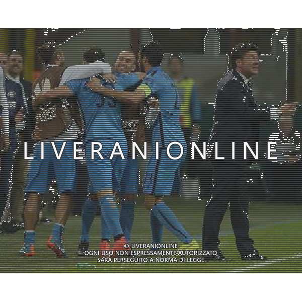UEFA Europa League 2014/2015 Gruppo F Milano - 02.10.2014 Inter-Qarabag Nella Foto: d\'ambrosio esultanza dopo il gol /Ph.Vitez-Ag. Aldo Liverani