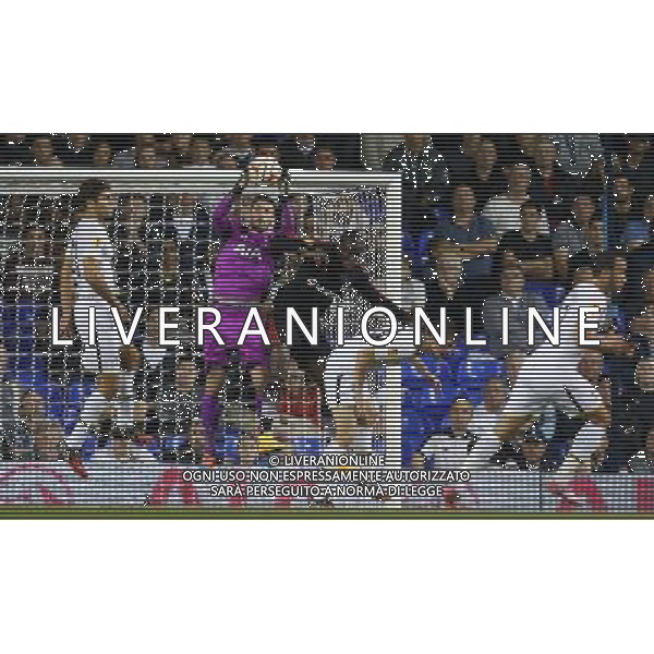 Tottenham Hotspur\'s Hugo Lloris in action during todays match Photographer Kieran Galvin/CameraSport Football - UEFA Europa League Group C - Tottenham Hotspur v Besiktas - Thursday 02nd October 2014 - White Hart Lane - London © CameraSport - 43 Linden Ave. Countesthorpe. Leicester. England. LE8 5PG - Tel: +44 (0) 116 277 4147 - admin@camerasport.com - www.camerasport.com /Agenzia Aldo Liverani sas - ITALY ONLY - EDITORIAL USE ONLY