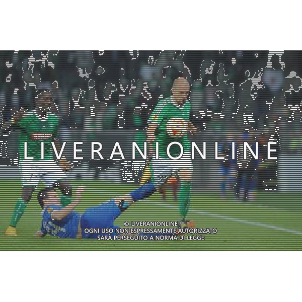 Renaud COHADE - 02.10.2014 - Saint Etienne / Dnipro Dnipropetrovsk - Europa League Photo : Jean Paul Thomas / Icon Sport /Agenzia Aldo Liverani sas - ITALY ONLY - EDITORIAL USE ONLY