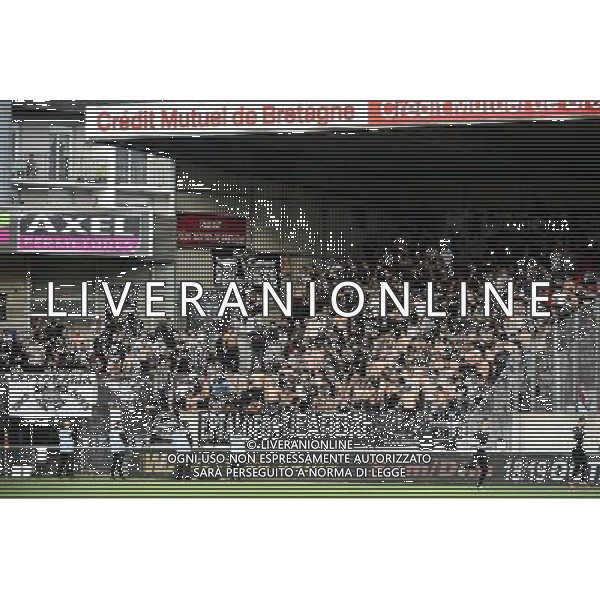 Supporters PAOK - 02.10.2014 - Guingamp / PAOK Salonique - Europa League Photo : Fred Porcu / Icon Sport /Agenzia Aldo Liverani sas - ITALY ONLY - EDITORIAL USE ONLY