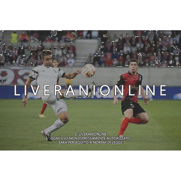 Vitor MIGUEL / Jeremy PIED - 02.10.2014 - Guingamp / PAOK Salonique - Europa League Photo : Fred Porcu / Icon Sport /Agenzia Aldo Liverani sas - ITALY ONLY - EDITORIAL USE ONLY