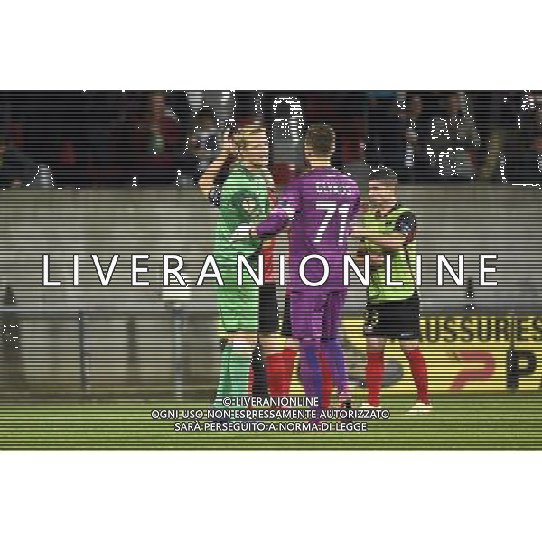 Jonal LOSSL / Panagiotis GLYKOS - 02.10.2014 - Guingamp / PAOK Salonique - Europa League Photo : Fred Porcu / Icon Sport /Agenzia Aldo Liverani sas - ITALY ONLY - EDITORIAL USE ONLY