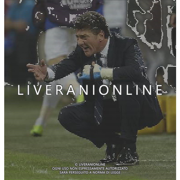 UEFA Europa League 2014/2015 Gruppo F Milano - 02.10.2014 Inter-Qarabag Nella Foto:Mazzarri Walter /Ph.Vitez-Ag. Aldo Liverani