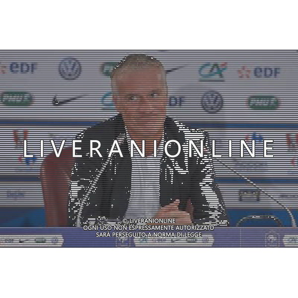 Didier Deschamps - 02.10.2014 - Conference de presse Equipe de France - Photo : Aurelien Meunier / Icon Sport AG ALDO LIVERANI SAS ONLY ITALY