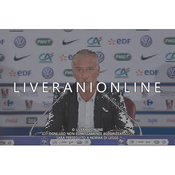 Didier Deschamps - 02.10.2014 - Conference de presse Equipe de France - Photo : Aurelien Meunier / Icon Sport AG ALDO LIVERANI SAS ONLY ITALY