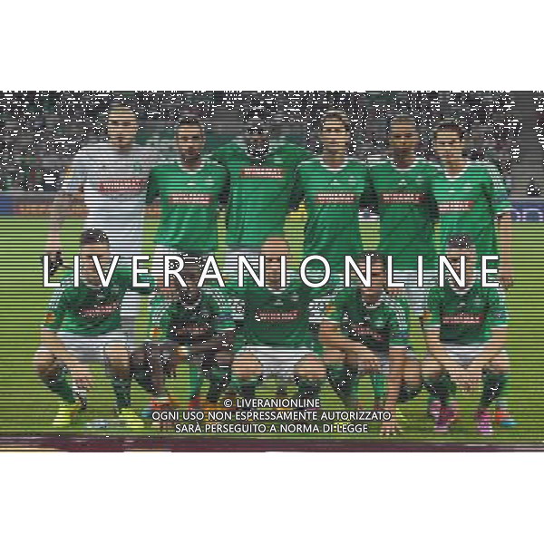 EQUIPE DE SAINT ETIENNE - 02.10.2014 - Saint Etienne / Dnipro Dnipropetrovsk - Europa League Photo : Jean Paul Thomas / Icon Sport AG ALDO LIVERANI SAS ONLY ITALY