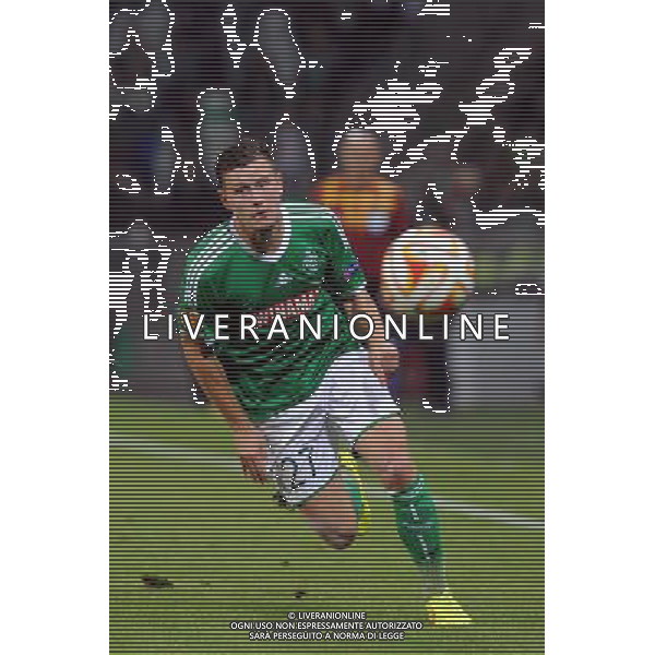 Franck TABANOU - 02.10.2014 - Saint Etienne / Dnipro Dnipropetrovsk - Europa League Photo : Jean Paul Thomas / Icon Sport AG ALDO LIVERANI SAS ONLY ITALY