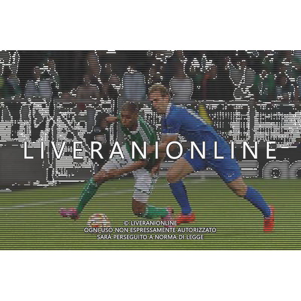 Kevin MONNET PAQUET - 02.10.2014 - Saint Etienne / Dnipro Dnipropetrovsk - Europa League Photo : Jean Paul Thomas / Icon Sport AG ALDO LIVERANI SAS ONLY ITALY