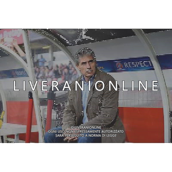 Angelos ANASTASIADIS - 02.10.2014 - Guingamp / PAOK Salonique - Europa League Photo : Fred Porcu / Icon Sport AG ALDO LIVERANI SAS ONLY ITALY