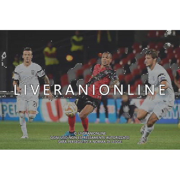 Ergys KACE / Sylvain MARVEAUX / Giorgos KATSIKAS - 02.10.2014 - Guingamp / PAOK Salonique - Europa League Photo : Fred Porcu / Icon Sport AG ALDO LIVERANI SAS ONLY ITALY