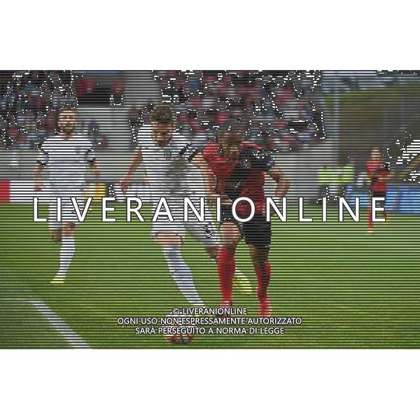 Faris TZANDARIS / Claudio BEAUVUE - 02.10.2014 - Guingamp / PAOK Salonique - Europa League Photo : Fred Porcu / Icon Sport AG ALDO LIVERANI SAS ONLY ITALY