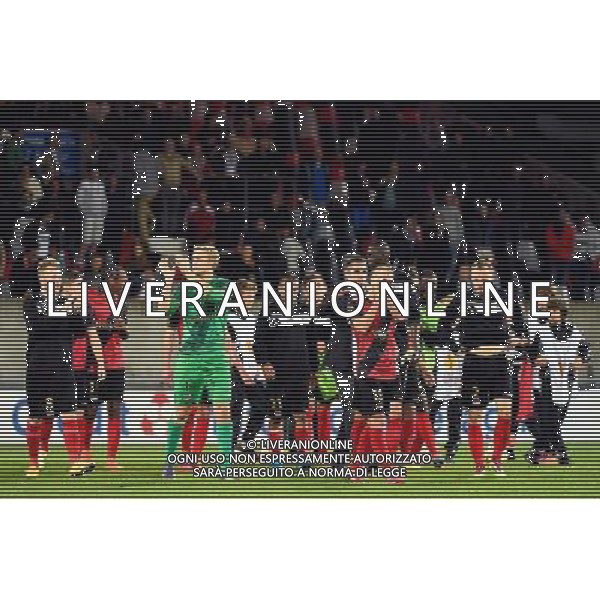 Joie Guingamp - Jocelyn GOURVENNEC - 02.10.2014 - Guingamp / PAOK Salonique - Europa League Photo : Fred Porcu / Icon Sport AG ALDO LIVERANI SAS ONLY ITALY